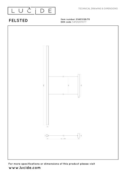 Lucide FELSTED - Pendant light - LED Dim. - CCT - 1x28W 2200K/4000K - Black - Vibes